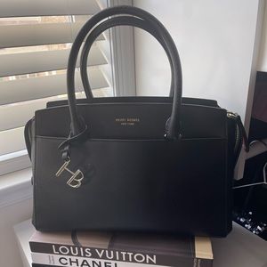 Black Henri Bendel Bag w/ gold hardware